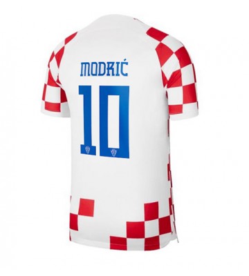 Maillot de foot Croatie Luka Modric #10 Domicile Monde 2022 Manches Courte